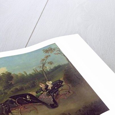 Empress Eugenie and Queen Victoria in the Park at Compiegne by Jonny Audy