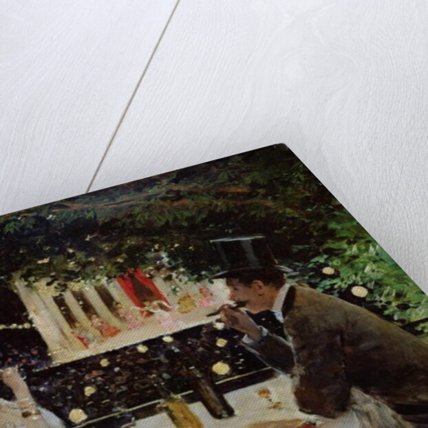 Dinner at Les Ambassadeurs, c.1882 by Jean Beraud