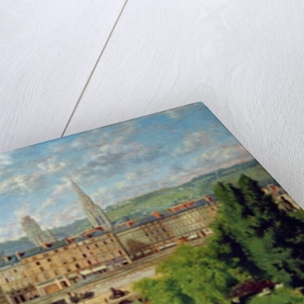 The Port at Rouen, 1878 by Torello Ancillotti