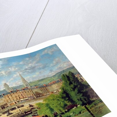 The Port at Rouen, 1878 by Torello Ancillotti