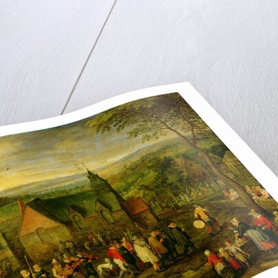 Country Life with a Wedding Scene by Jan the Elder Brueghel