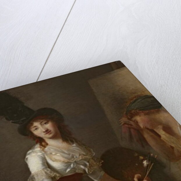Portrait of a female painter, pupil of David by Aimee Duvivier