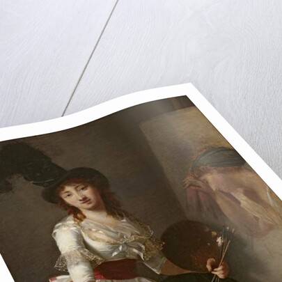 Portrait of a female painter, pupil of David by Aimee Duvivier