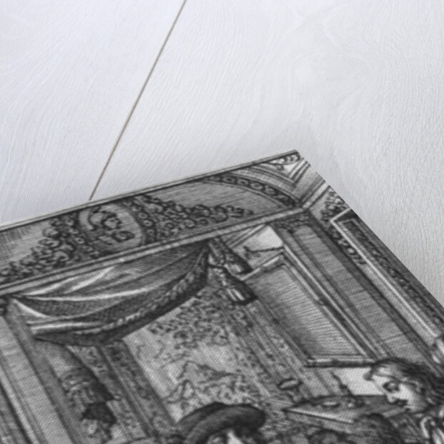 Moliere as Harpagon by Pierre Brissart