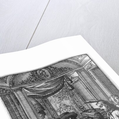 Moliere as Harpagon by Pierre Brissart