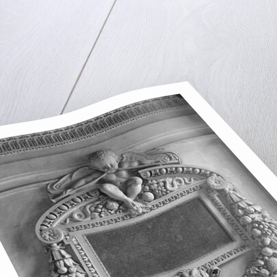 Cartouche from the Caryatids' Tribune, late 19th century by Adolphe Giraudon