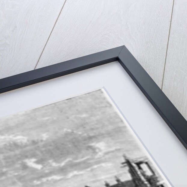 Paris, demolition of a part of the Cite to extend the buildings of the new Hotel-Dieu by Felix Thorigny