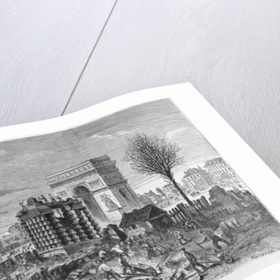Demolition of the Paris barriers, Arc de Triomphe and Place de l'Etoile by Felix Thorigny