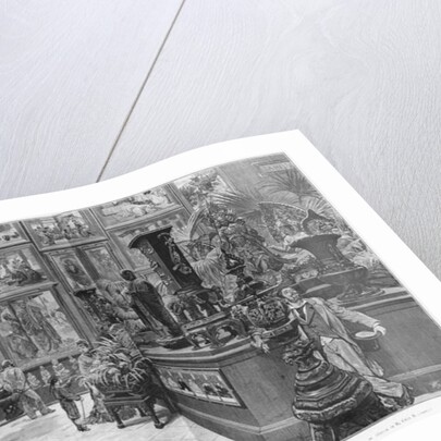 The foreign retrospective galleries of the Trocadero, India, China, Japan, at the Universal Exhibition of 1878, Paris by Felix (after) Regamey