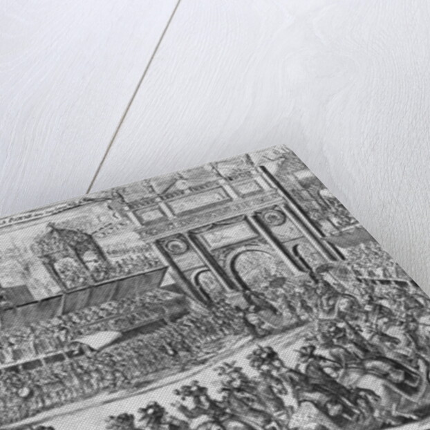 The Entry of Louis XIV and Marie-Therese of Austria in to Paris on 26th August 1660 by Gabriel Ladame