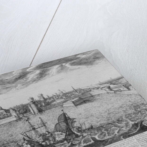 View of La Rochelle by Pierre Jean Mariette