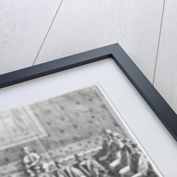 Session of Parliament presided by Regent Anne of Austria and Louis XIV by French School