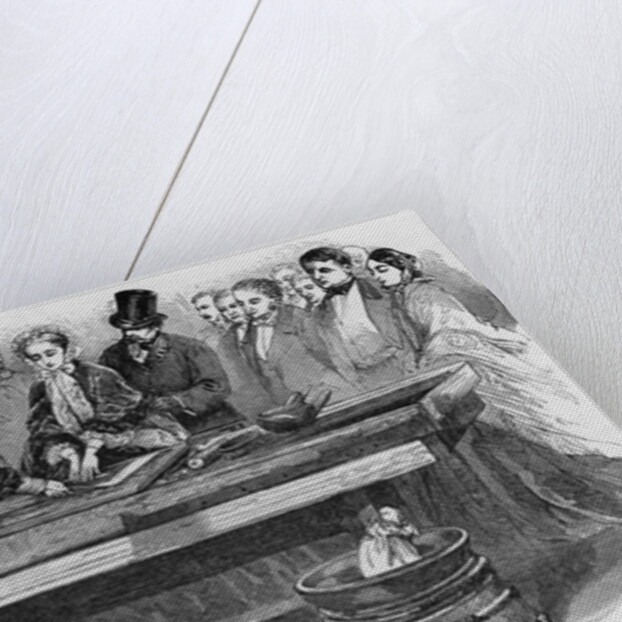 Empress Eugenie silvering a mirror at the Mirrors Manufacture of Saint Gobain by French School