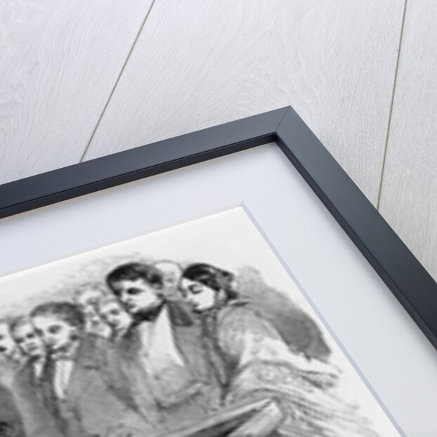 Empress Eugenie silvering a mirror at the Mirrors Manufacture of Saint Gobain by French School