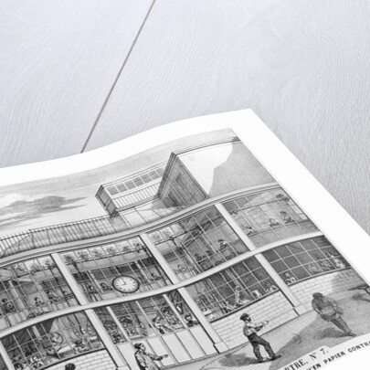 Factory for shotgun cartridges, Usine Chaudun, rue du Faubourg Montmartre 7, Paris by French School