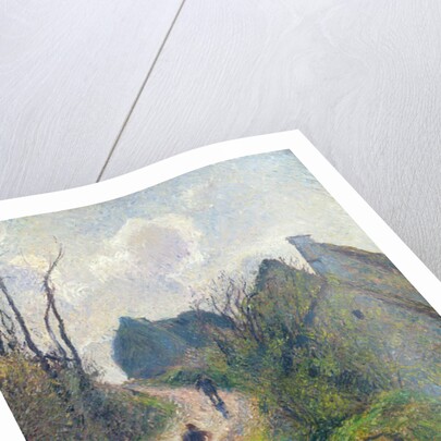 Road climbing to Osny, 1883 by Camille Pissarro