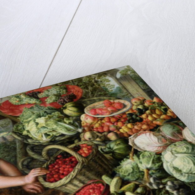 The Vegetable Seller by Joachim Beuckelaer or Bueckelaer