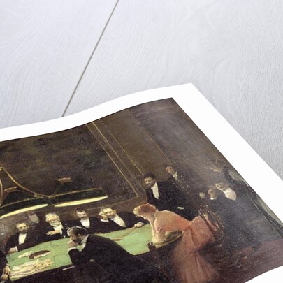 The game room at the casino, 1889 by Jean Beraud