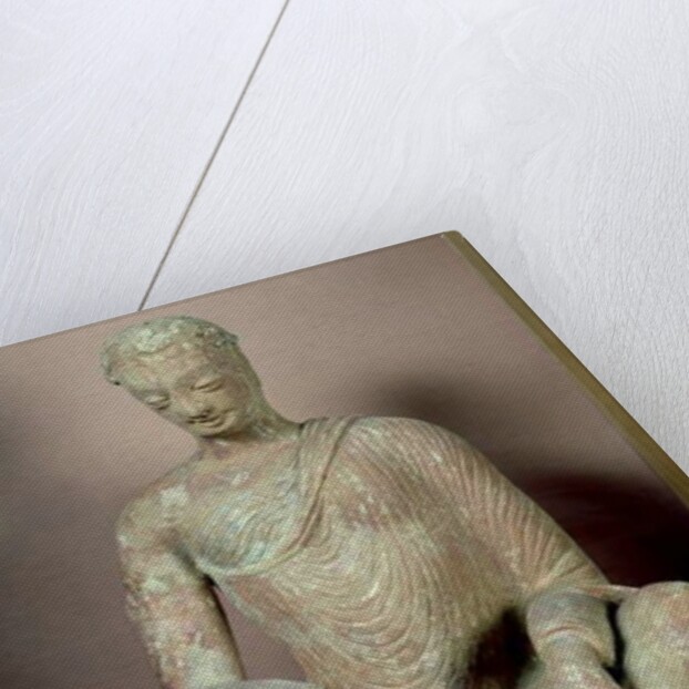 Buddha seated in meditation by School Afghan