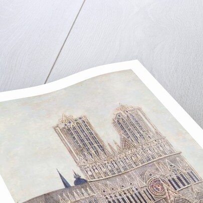 Rheims Cathedral, c.1923 by Louis Vivin