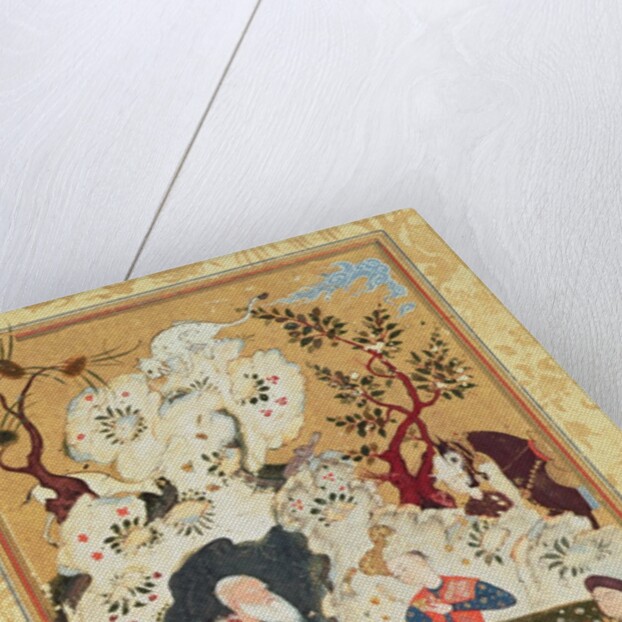 Prince visiting an Ascetic by Persian School