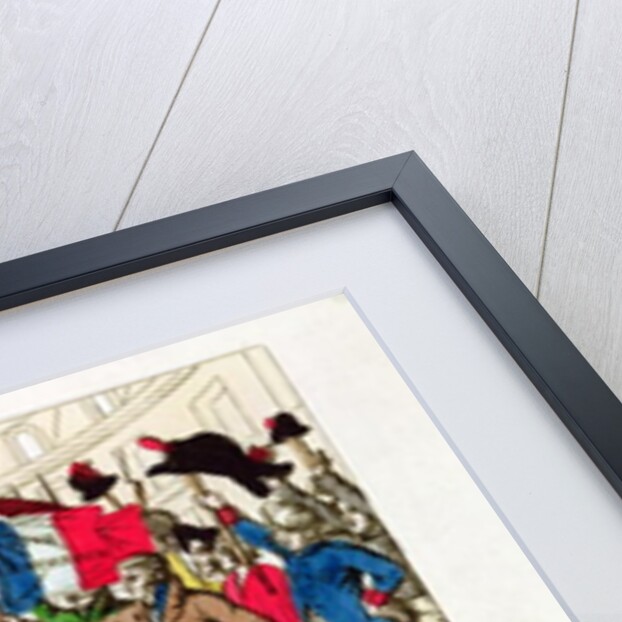 The People of Paris Acclaiming Napoleon on his Return from Elba in 1815 by French School