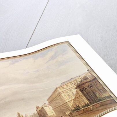 Le Quai d'Orsay, 1839 by Francois Etienne Villeret