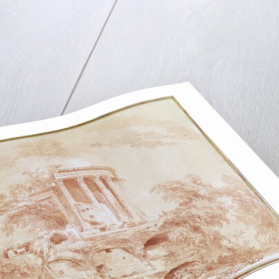 Temple of the Sybil at Tivoli by Jean-Honore Fragonard