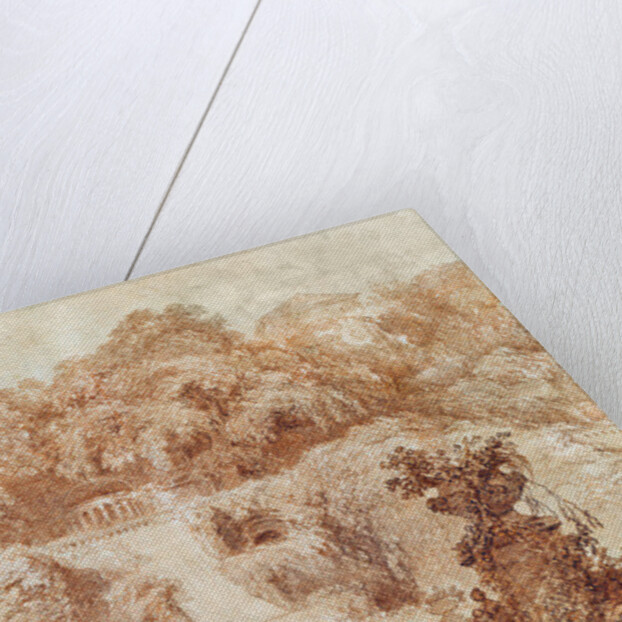 Gardens of the Villa d'Este by Jean-Honore Fragonard