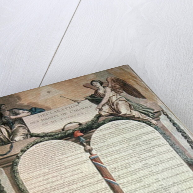 Declaration of the Rights of Man, 10th August, 1793 by French School