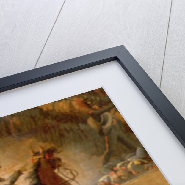 The Battle of Marengo, detail of Napoleon Bonaparte and his Major, 1801 by Louis Lejeune