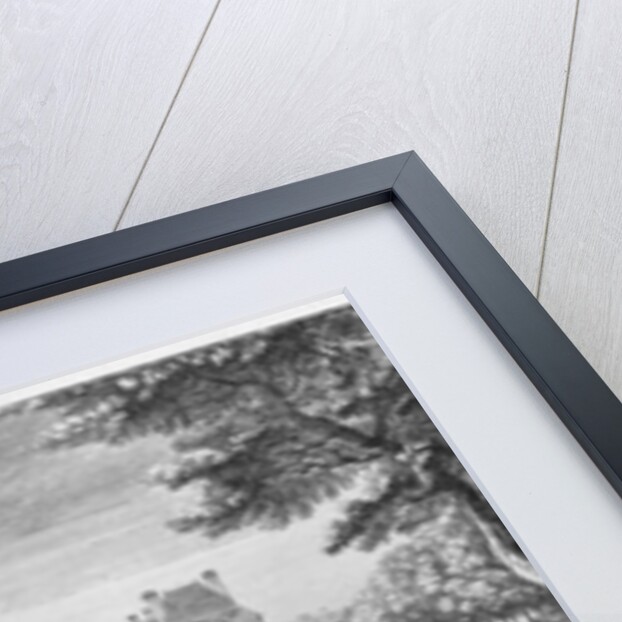 Walking in the Luxembourg gardens, 1729 by Jacques Rigaud