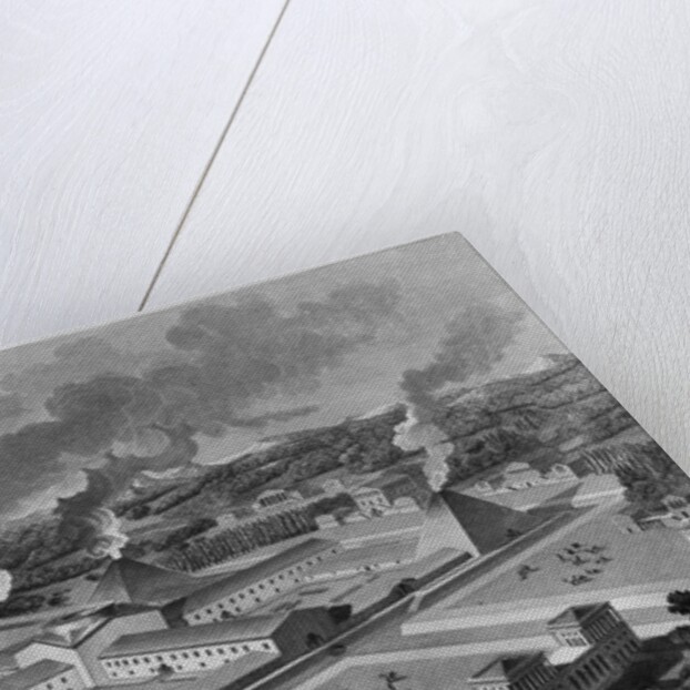 Perspective view of a canon forge by Claude Nicolas Ledoux