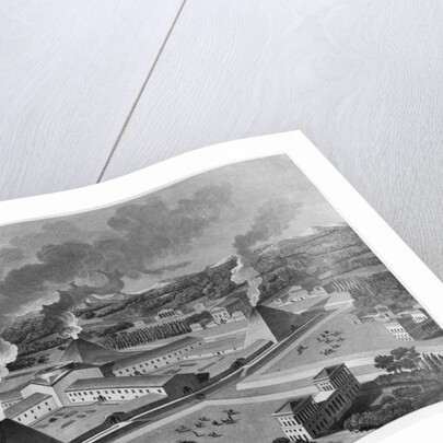 Perspective view of a canon forge by Claude Nicolas Ledoux