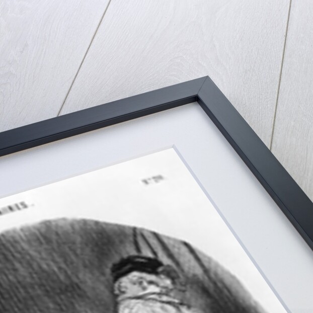 A tenant who owes three terms, plate 20 from the series 'Tenants and owners', by Honore Daumier