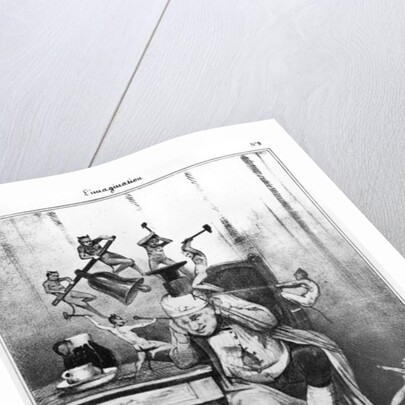 The headache by Honore Daumier