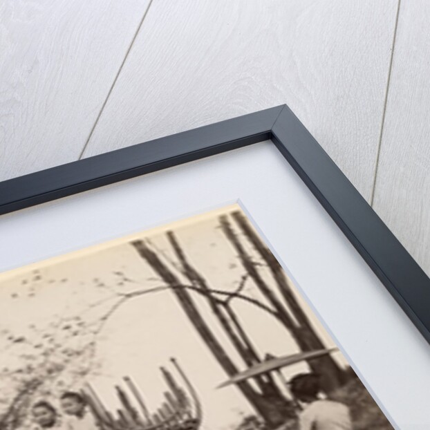 Cart pulled by two oxen at Mandalay, Burma, c.1885 by English Photographer