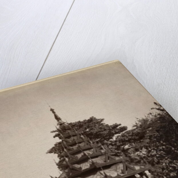 Buddhist rest house, Moulmein, Burma, c.1875 by Colin Roderick Murray