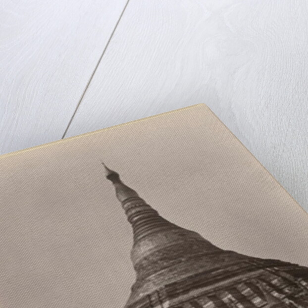 The Shwedagon Pagoda at Rangoon, Burma, c.1860 by English Photographer