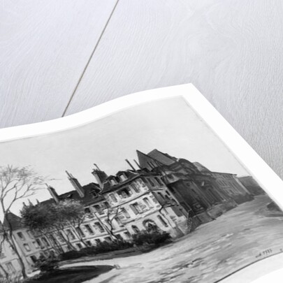 View of the Maternite Port-Royal, the gardens, 1905 by Herminie Waterneau