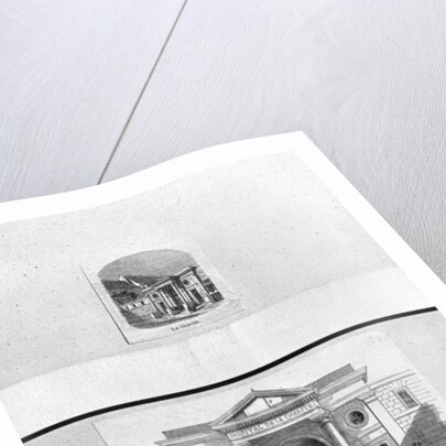 Hopital de la Charite, the entrance gate on rue Jacob, Paris by French School