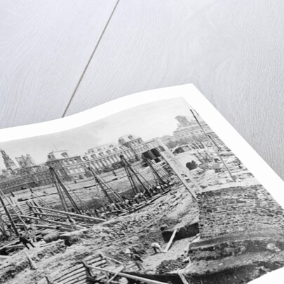 Building of the Hotel-Dieu, Paris, c.1866 by French Photographer