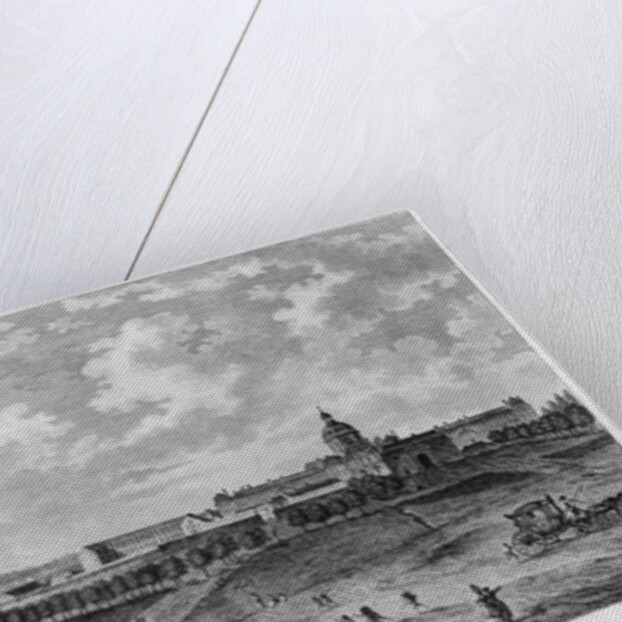 View of Hopital La Salpetriere, transport of prostitutes, Paris by French School