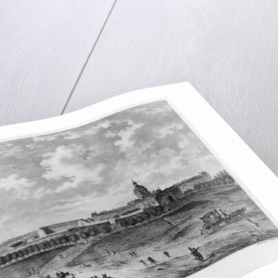 View of Hopital La Salpetriere, transport of prostitutes, Paris by French School