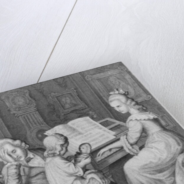 Illustration from 'The Sorrows of Werther' by Johann Wolfgang Goethe engraved by Xaver Steifensand by Hans Bendel