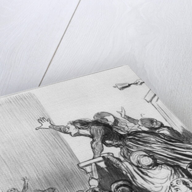 Series 'Les Divorceuses', plate 1 by Honore Daumier