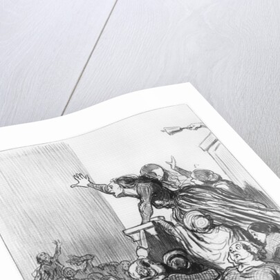 Series 'Les Divorceuses', plate 1 by Honore Daumier