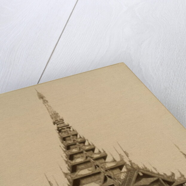 The Myei-nan or Main Audience Hall in the palace of Mandalay, Burma, late 19th century by Anonymous