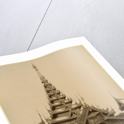 The Myei-nan or Main Audience Hall in the palace of Mandalay, Burma, late 19th century by Anonymous