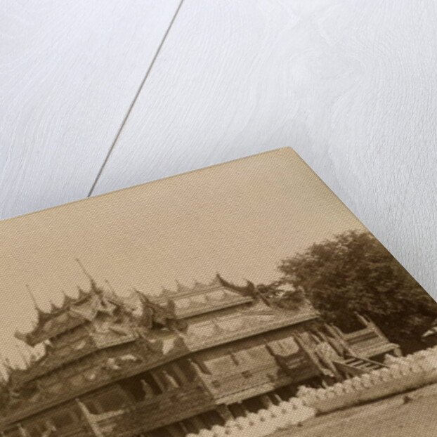 King Thibaw Min's School Now Used as a Church, 1888-93 by Felice (1825-c.1908) Beato